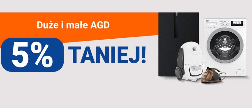 Promocja na AGD w Avans - kup małe lub duże AGD z 5% rabatu!
