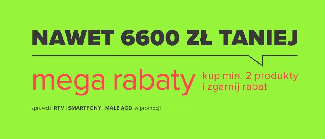 Promocja MEGA RABATY w  Neonet - kup jeszcze taniej wybrane małe AGD!