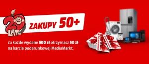 Promocja zakupy 50+ w Media Markt!