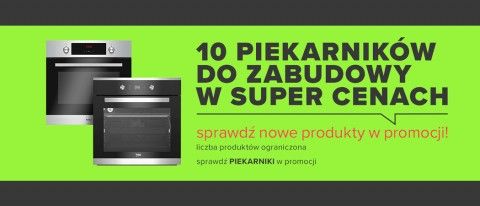 Promocja na piekarniki do zabudowy w NEONET