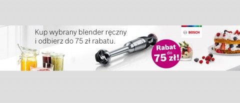Promocja na blendery BOSCH w RTV EURO AGD