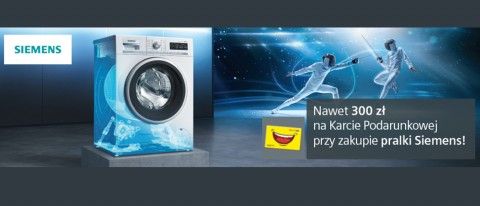 Promocja na pralki Siemens w RTV EURO AGD