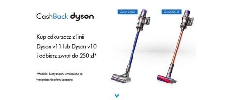 Promocja DYSON Cashback 