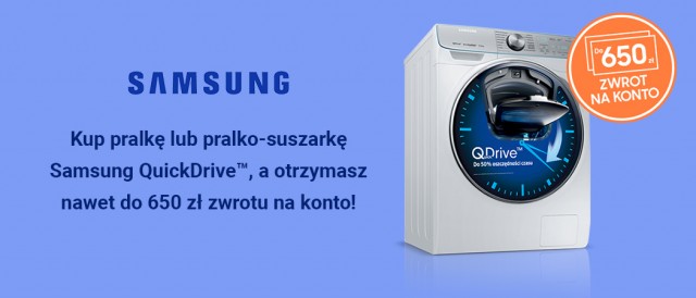 Promocja na pralki SAMSUNG