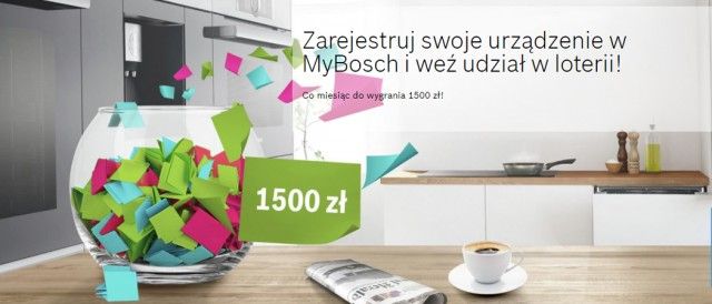 Kup sprzęt AGD BOSCH i wygraj pieniądze w konkursie!
