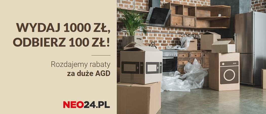 Promocja na duże AGD w NEO24 - kup sprzęt AGD nawet 700 zł taniej!