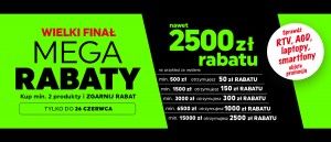 Promocja "Mega rabaty" w NEONET