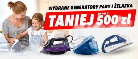 Promocja na żelazka w Media Expert
