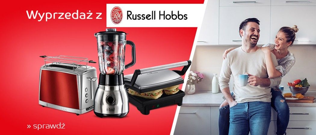 Promocja w eMAG - kup wybrany sprzęt małego AGD marki RUSSELL HOBBS i zyskaj dodatkowy rabat!