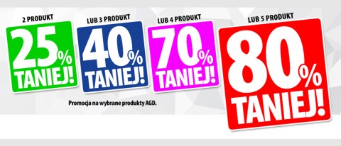 Promocja "Im więcej - tym taniej" w Media Expert