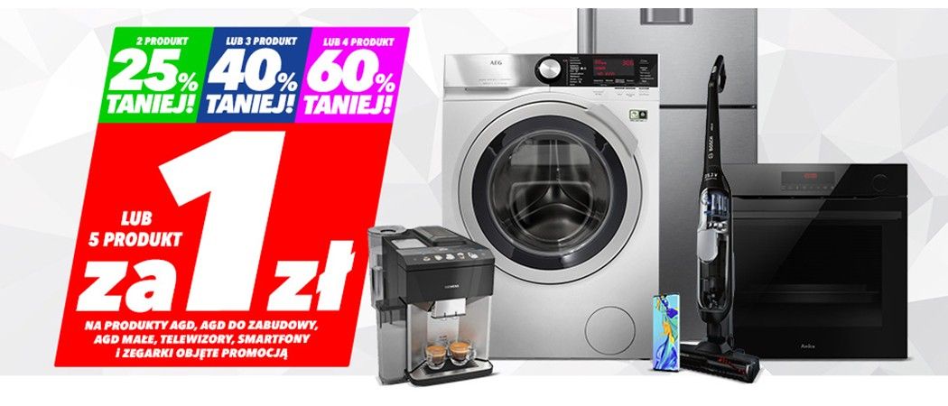 Promocja "Mega okazje. Black weeks" w Media Expert - kup wybrane sprzęty i zyskaj rabat lub piąty sprzęt za 1 zł!