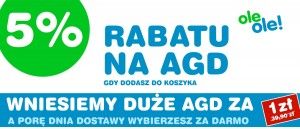 Rabat na AGD w Ole Ole