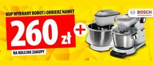 Promocja na roboty kuchenne BOSCH w Media Expert
