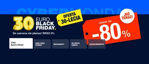 Promocja EURO BLACK FRIDAY w RTV EURO AGD