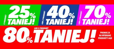 Promocja "Im więcej - tym taniej" w Media Expert