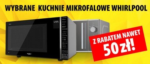 Promocja na kuchenki mikrofalowe Whirlpool