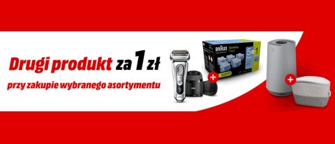 Promocja DRUGI PRODUKT ZA 1 ZŁ w Media Markt