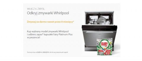 Promocja na zmywarki WHIRLPOOL
