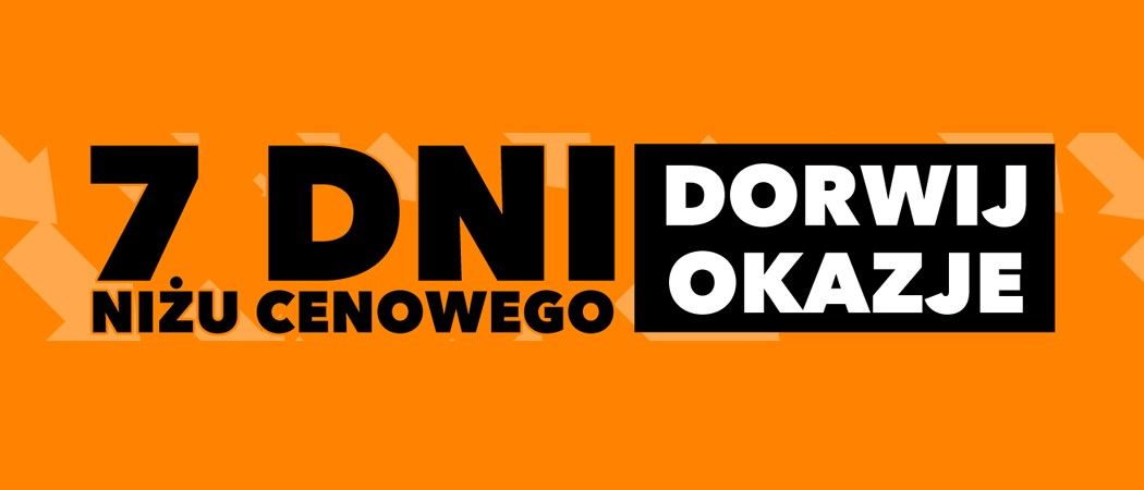 Promocja TYGODNIOWY NIŻ CENOWY w RTV EURO AGD - kup wybrane AGD jeszcze taniej!