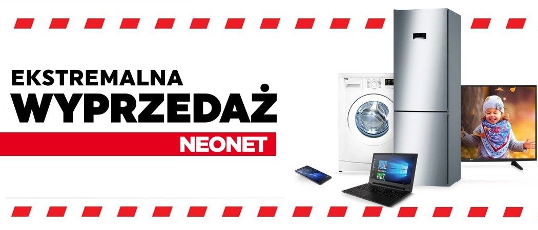 Ekstremalna wyprzedaż w NEONET - zyskaj do 50% rabatu na AGD!