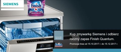 Promocja na zmywarki SIEMENS