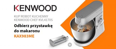 Promocja na roboty kuchenne KENWOOD w Media Expert