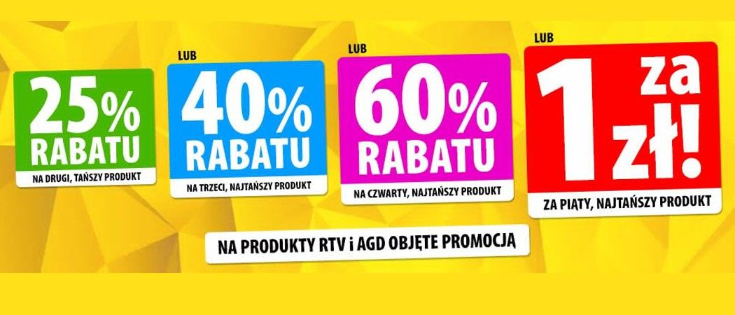 Promocja w Media Expert - kup promocyjne sprzęty AGD, a najtańszy produkt kupisz nawet za 1 zł!