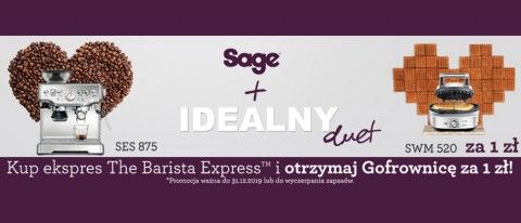 Promocja na ekspresy SAGE w RTV EURO AGD