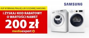 Promocja na pralki i suszarki SAMSUNG