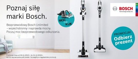 Promocja na odkurzacze BOSCH w RTV EURO AGD