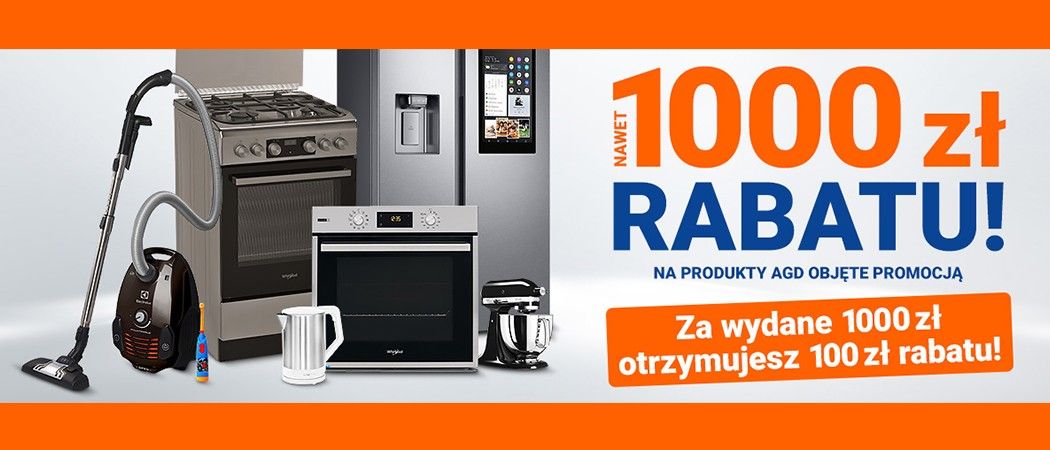 Kup promocyjne AGD nawet do 1000 zł taniej w promocji AGD Z RABATAMI w Avans!