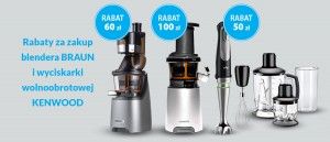 Promocja BRAUN i KENWOOD w Media Expert
