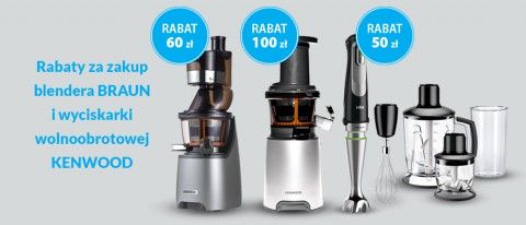 Promocja BRAUN i KENWOOD w Media Expert