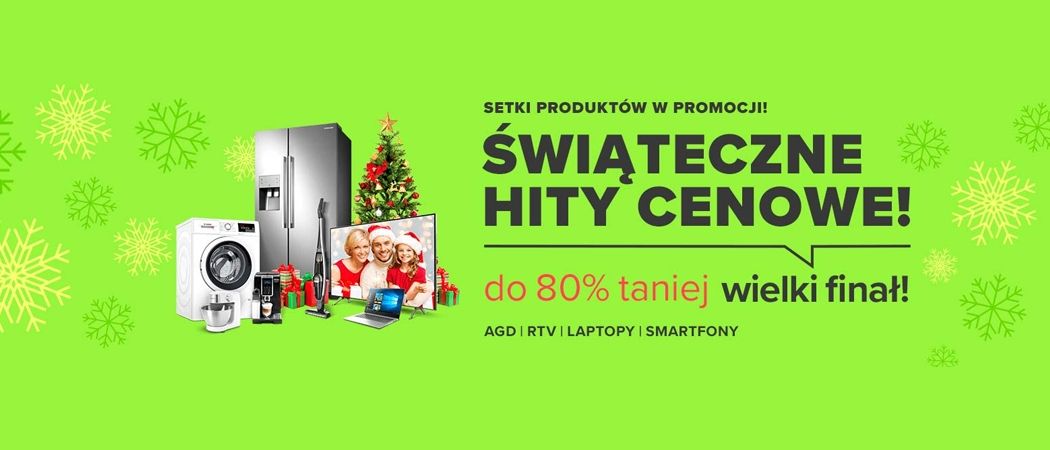 Promocja ŚWIĄTECZNE HITY CENOWE WIELKI FINAŁ w Neonet - kup wybrane AGD taniej z kodem rabatowym!
