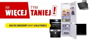 Promocja na sprzęt AGD do zabudowy w Media Expert