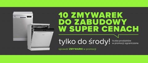 Promocja na zmywarki do zabudowy w NEONET