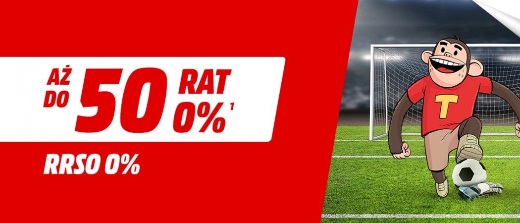 Darmowe raty w Media Markt na AGD - 50 rat 0%!