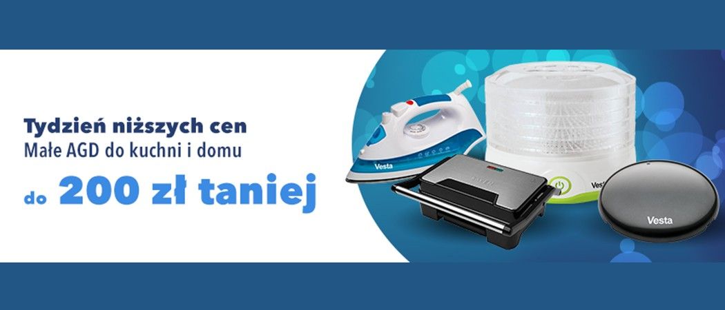 Kup wybrany sprzęt AGD do 200 zł taniej w promocji RTV EURO AGD!