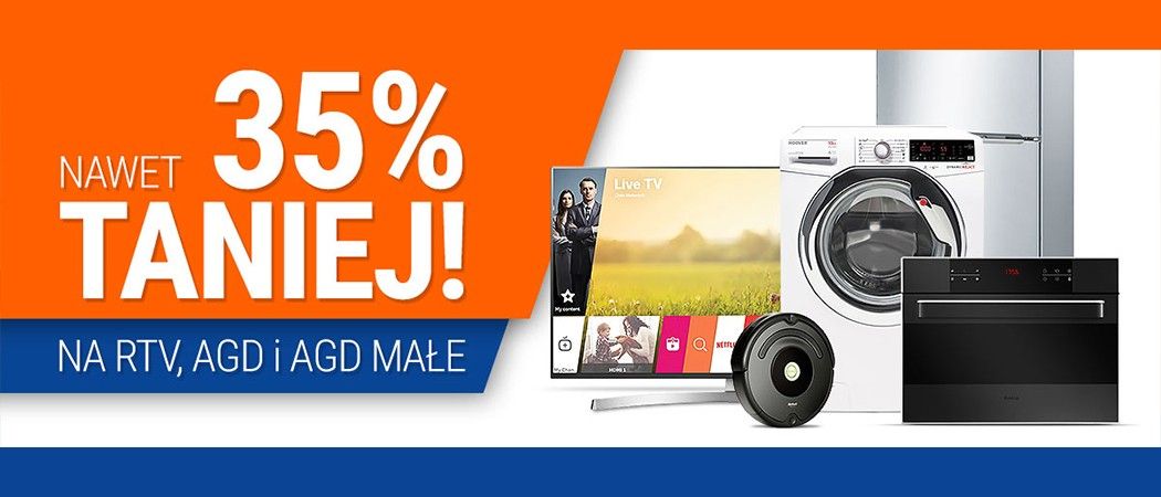 Kup zestaw sprzęt&oacute;w AGD i zyskaj do 35% zniżki na jeden z produkt&oacute;w w promocji Avans!