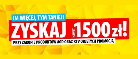 Promocja "Im więcej, tym taniej" w Media Expert