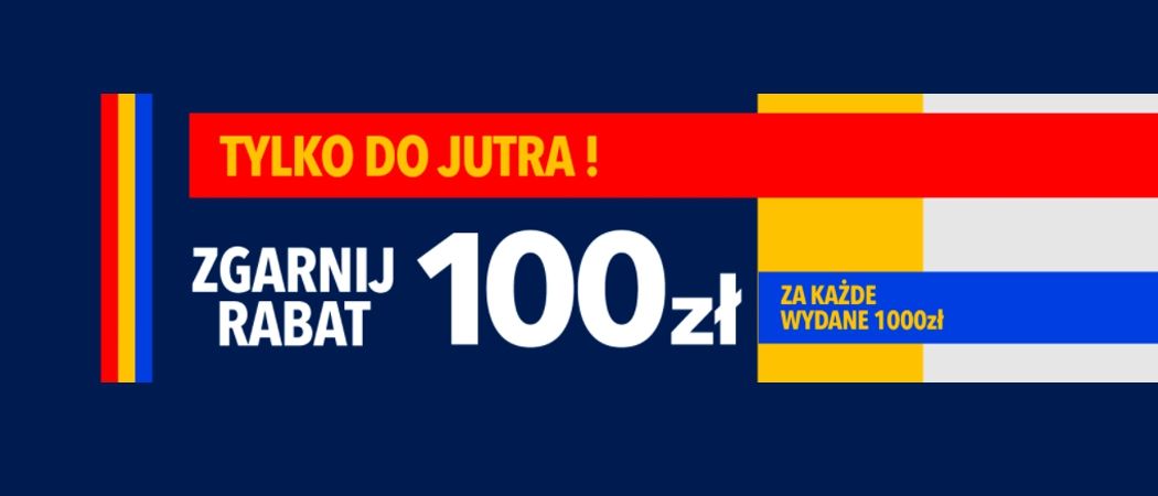 Promocja ZGARNIJ RABAT w RTV EURO AGD - kup wybrane AGD i zyskaj 100 zł rabatu za każde wydane 1000 zł!