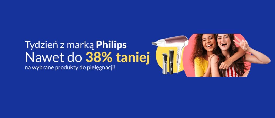 Promocja TYDZIEŃ Z MARKĄ PHILIPS w RTV EURO AGD - kup jeszcze taniej wybrane małe AGD!