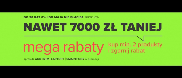 Promocja Mega Rabaty w NEONET