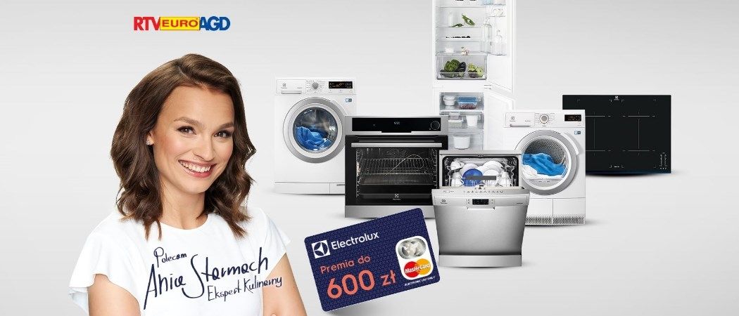 Promocja AGD w Rtv Euro Agd Promocja na AGD Electrolux w RTV EURO AGD - karta zakupowa gratis! Promocja na AGD Electrolux w RTV EURO AGD - karta zakupowa gratis!