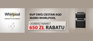Promocja na zestawy AGD Whirlpool w NEONET