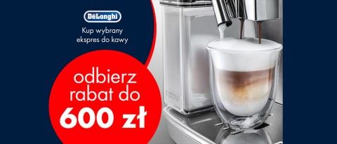 Promocja na ekspresy DeLonghi w Media Expert