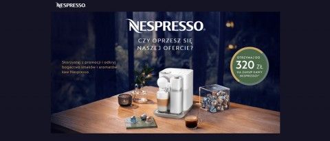Promocja na ekspresy Nespresso 