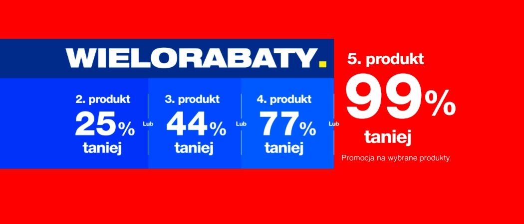 Promocja WIELORABATY w RTV EURO AGD - kup wybrane AGD i zyskaj rabat na jeden ze sprzęt&oacute;w!