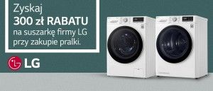 Promocja na pralki i suszarki LG w Media Expert
