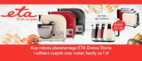 Promocja na roboty kuchenne ETA w NEO24